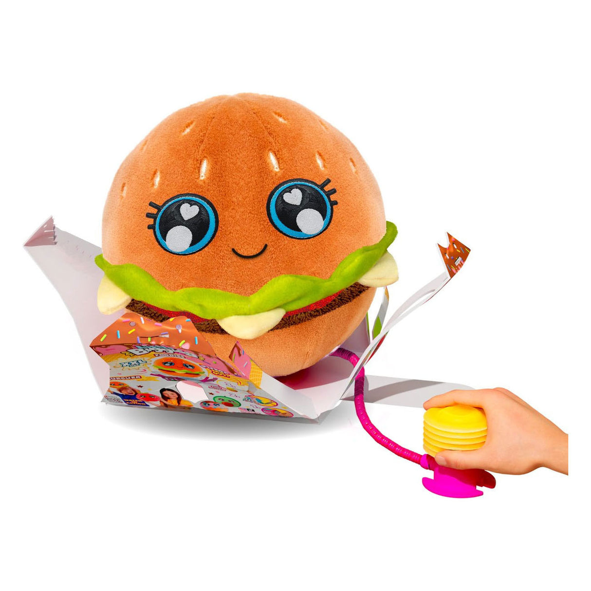 Spectron Little Biggies Hamburger Inflatable Plush Toy