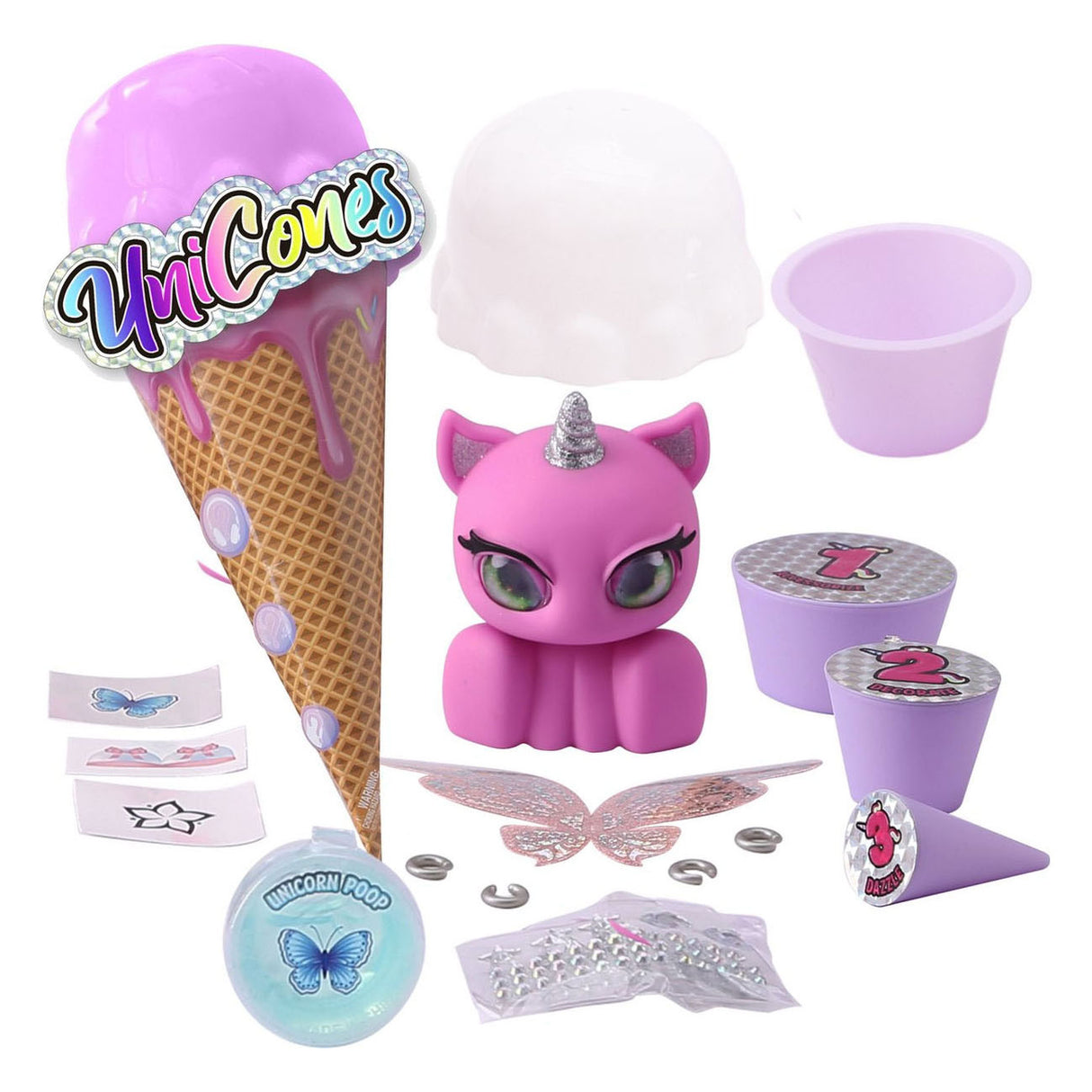 Spectron Unicones Ice Cream med Play Figure samlet