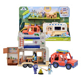 Moose Toys Bluey 4WD Auto and Camping adventures Deluxe Play set