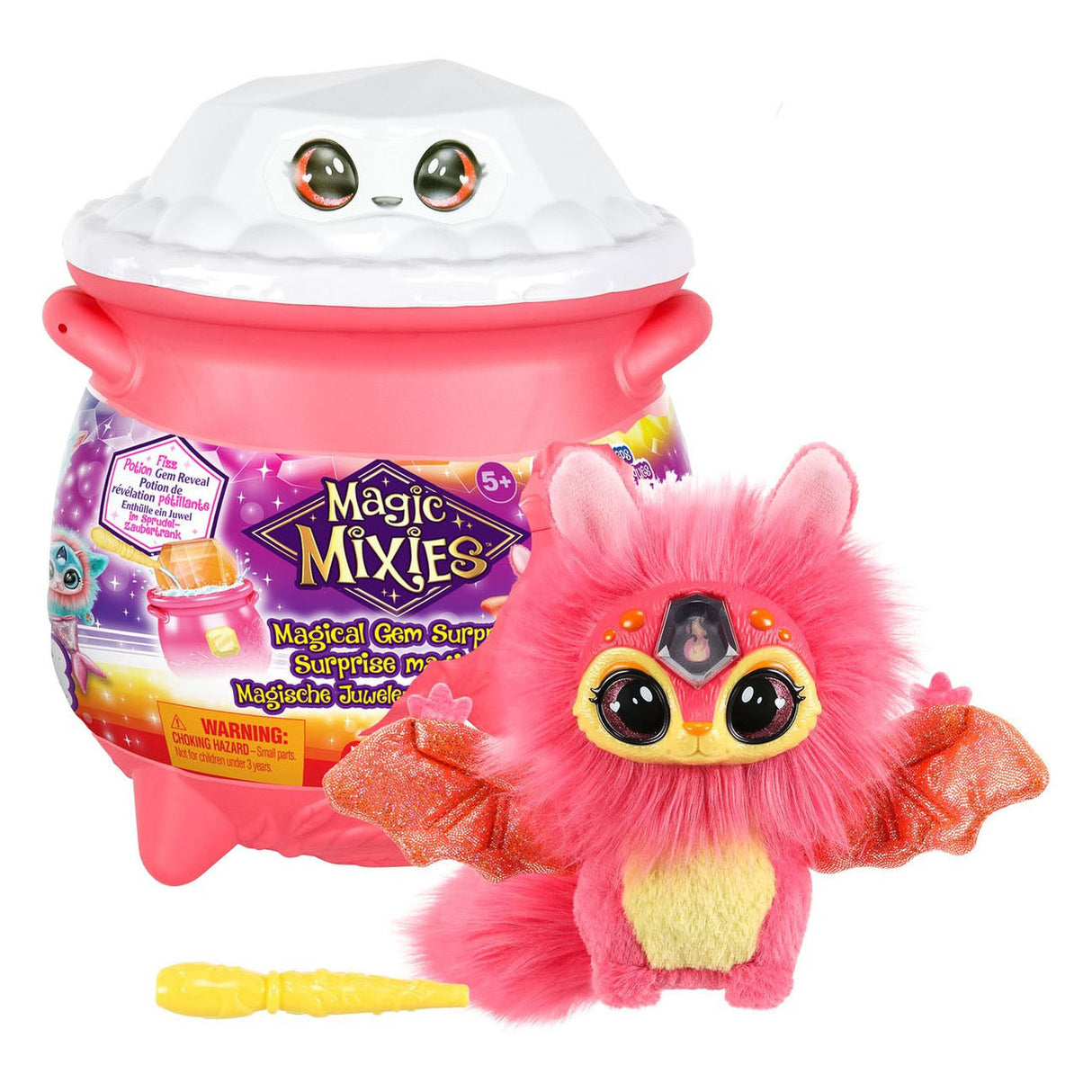 Elgeleker Mixies Magical Gem Suprise Magic Ketel Fire Make Your Mixie Plushie