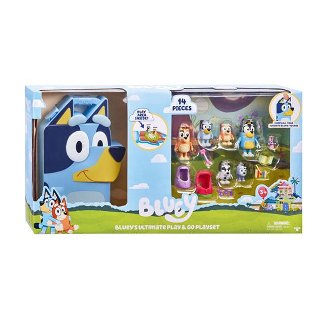 Moose Toys Bluey's Grote 'n GO Speelset, 14dlg.