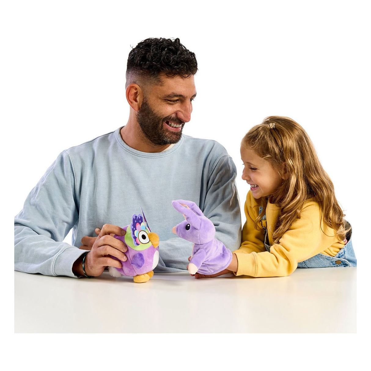 Moose Spillsaachen bloe Kuschelzuch Plüsch - Chattermax
