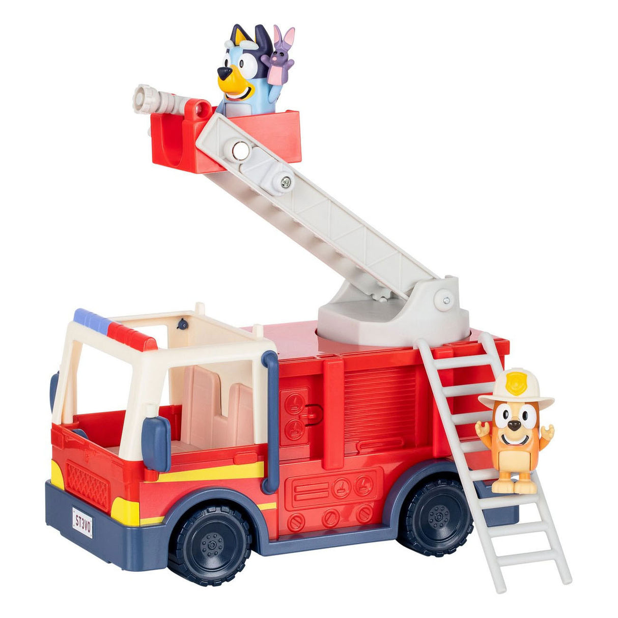 Moose Toys Bluey's Fire Truck avec 2 figurines