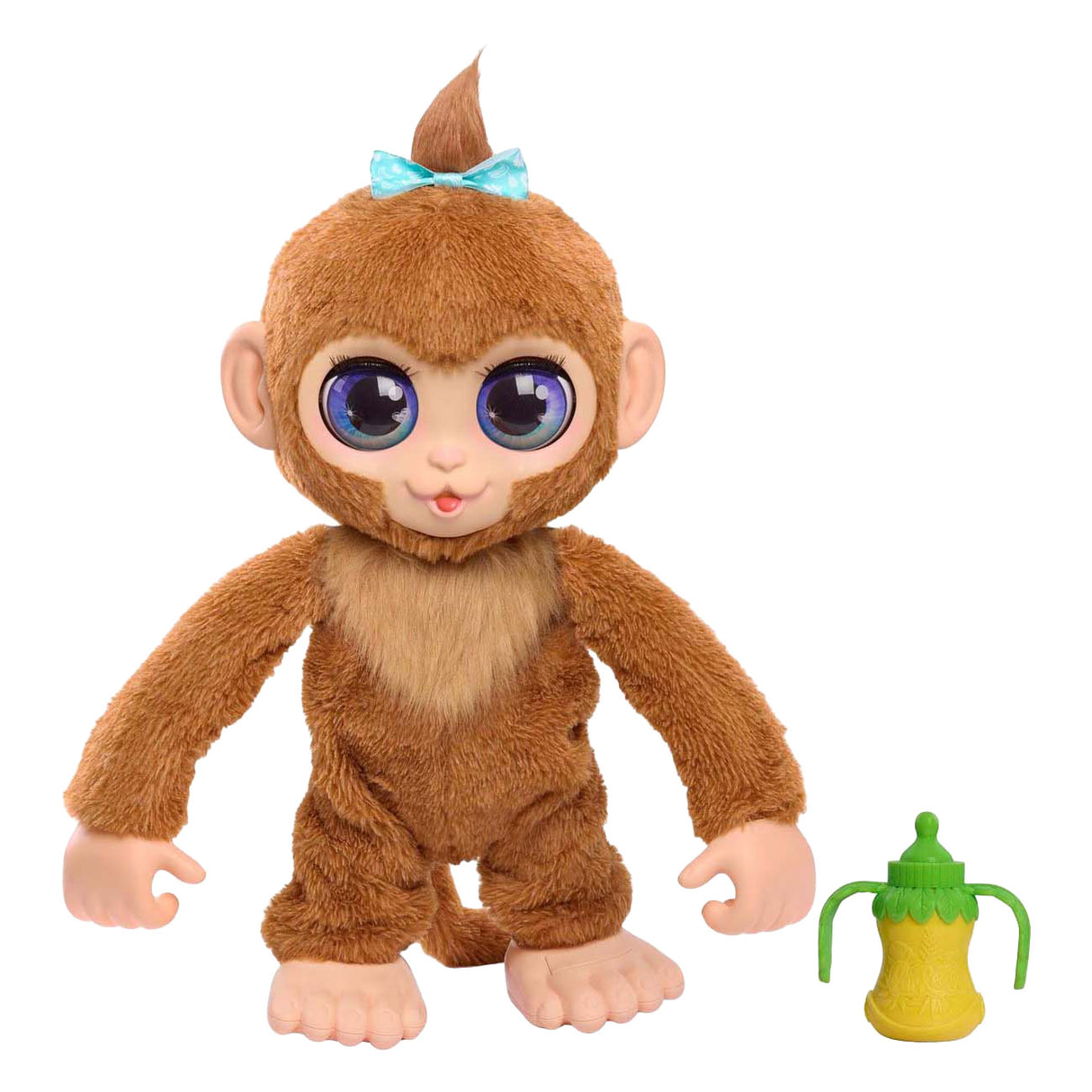 Просто играйте furreal peanut the playful monkey - интерактивна плюшена пухкава маймунка