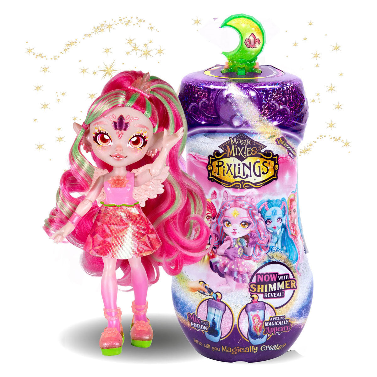 Spectron Magic Mixies Shimmerverse Pixlinge enthüllen Pop - Faye