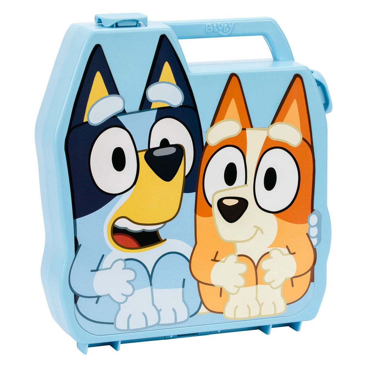 Bluey Play Go Custcase med 8 spilfigurer