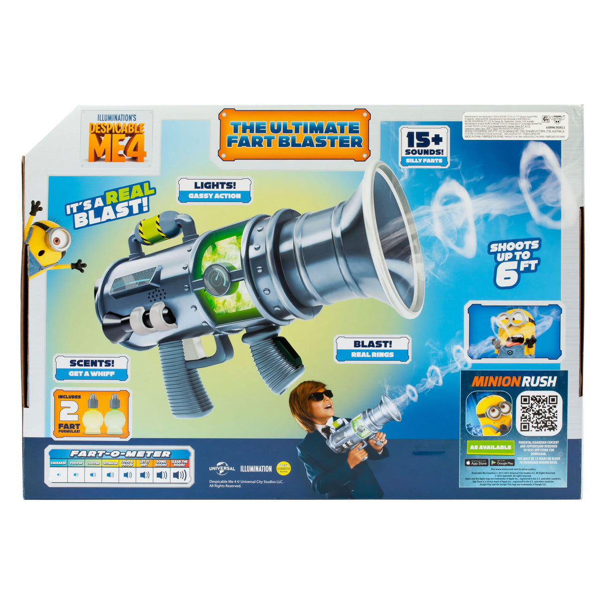 Despicable Me 4 Ultimate Fart Blaster met Licht en Geluid