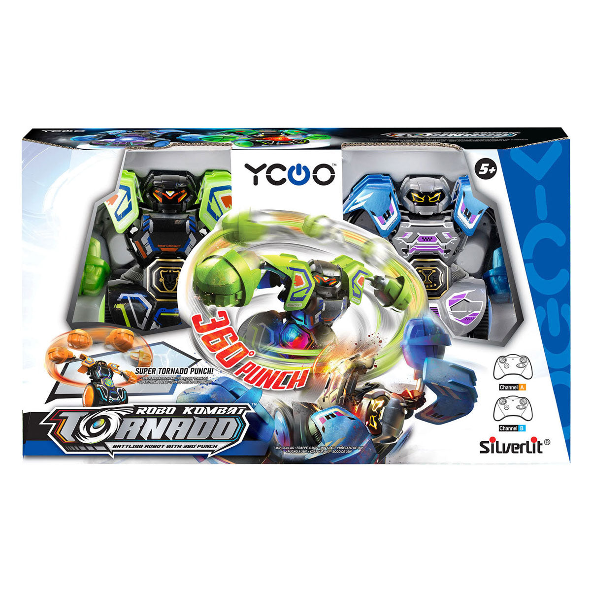 SilverLit Robo Kombat Tornado Schluecht Pak steable Roboter