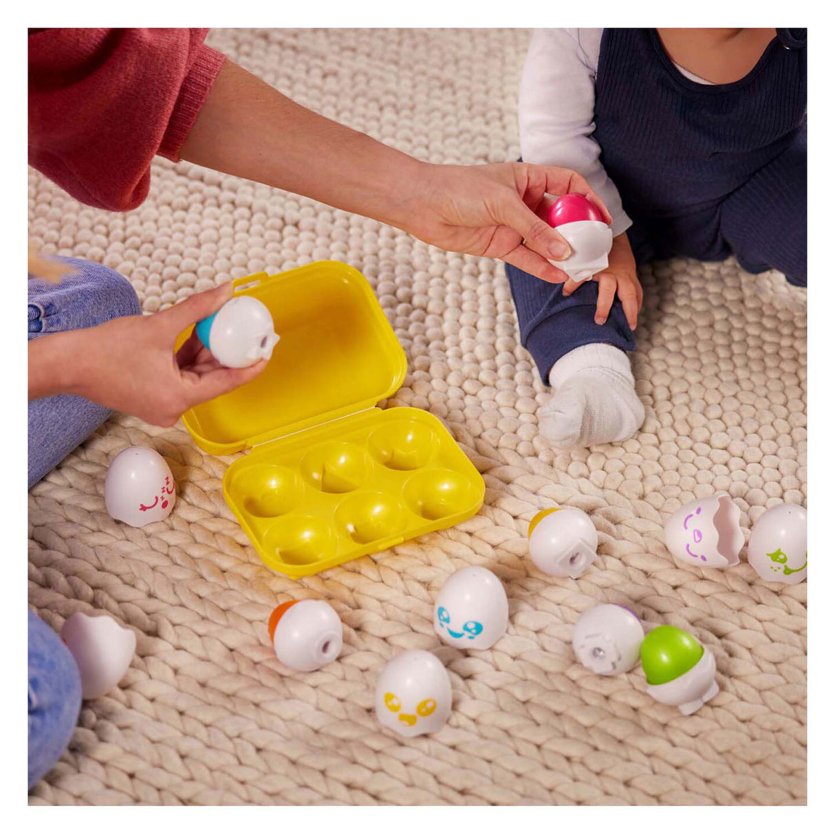 Tomy toomies surprise eggs in egg carton