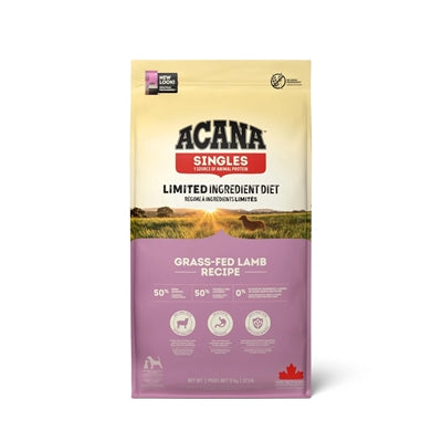 Acana Singles Cane di agnello nutrito con erba