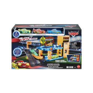 Disney cars garažni svetleči dirkalniki s 3 avtomobili