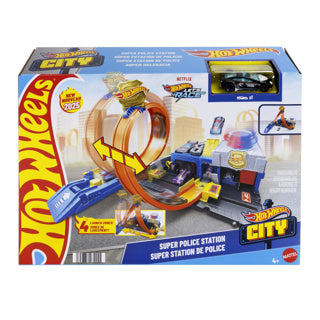 Hot wheels super policijska postaja v mestu – krožna steza