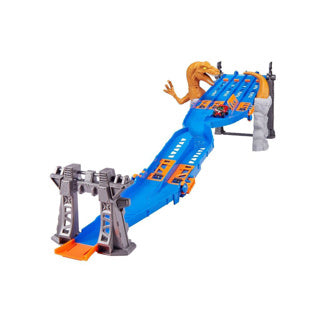 Zuru Metal Maschinnen Lane Wahnsinn Rennstreck mat Diecast Auto