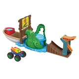 Hot wheels size swamp chomp playset