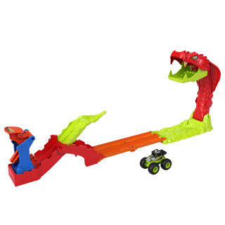 Hot Wheels monster trucky snake slam takedown track