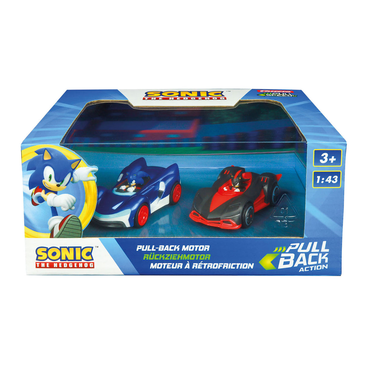 Tirez en arrière l'équipe Auto Sonic Racing - Sonic Vs. Shadow Twinpack