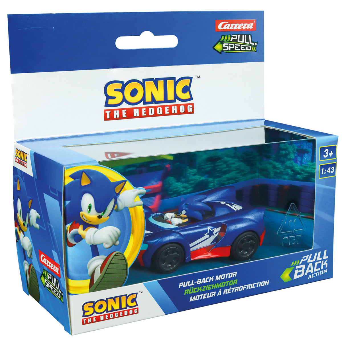 Sonic tire arrière Auto Team Racing Blue