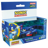 Sonic Pull Back Auto Team Racing Blau