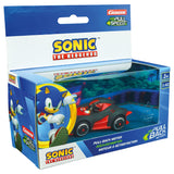 Sonic Pull Back Auto Team Racing - Black