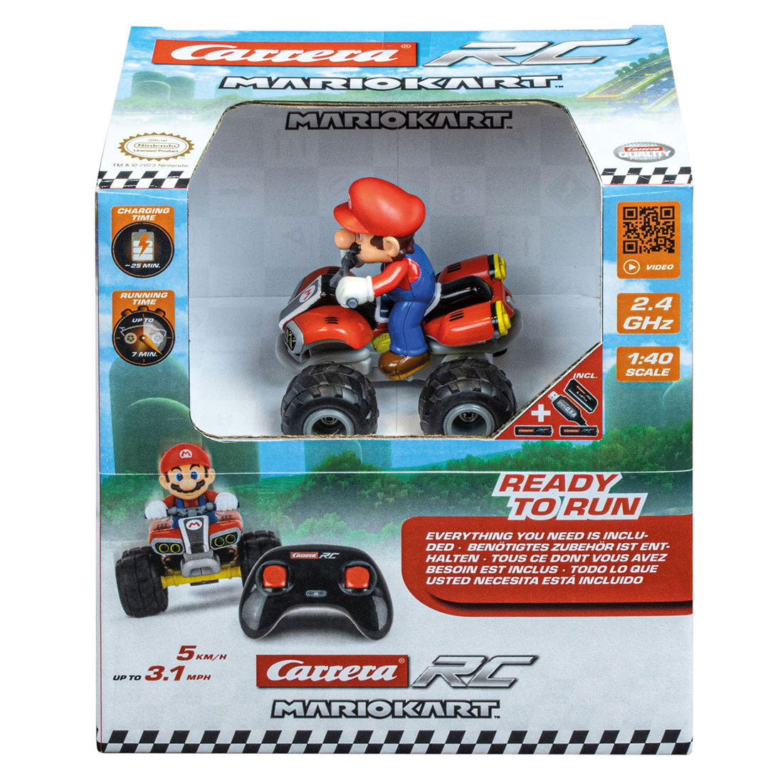 Carrera RC Steerabel Auto Super Mario Quad 1:40