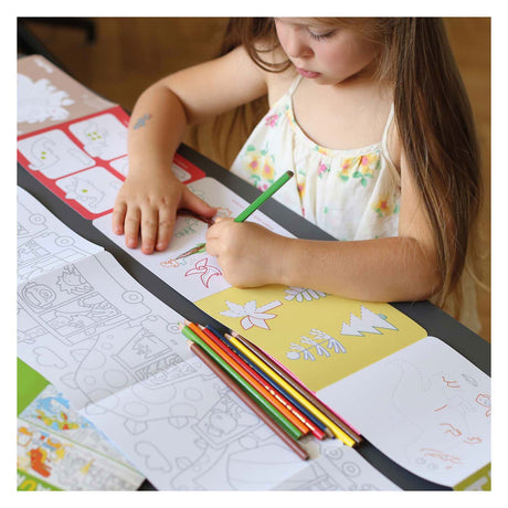 Banana Panda - Faarfbuch Ech hu gär Faarwen Säiten mat Dinosaurier