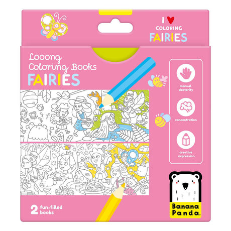 Banana panda - coloring book I love coloring pages with fairies