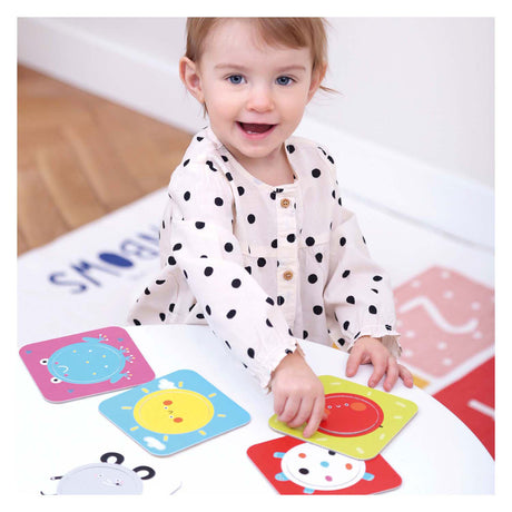 Panda bananowa - puzzle w podróży odkrywaj kółka - 16 szt.