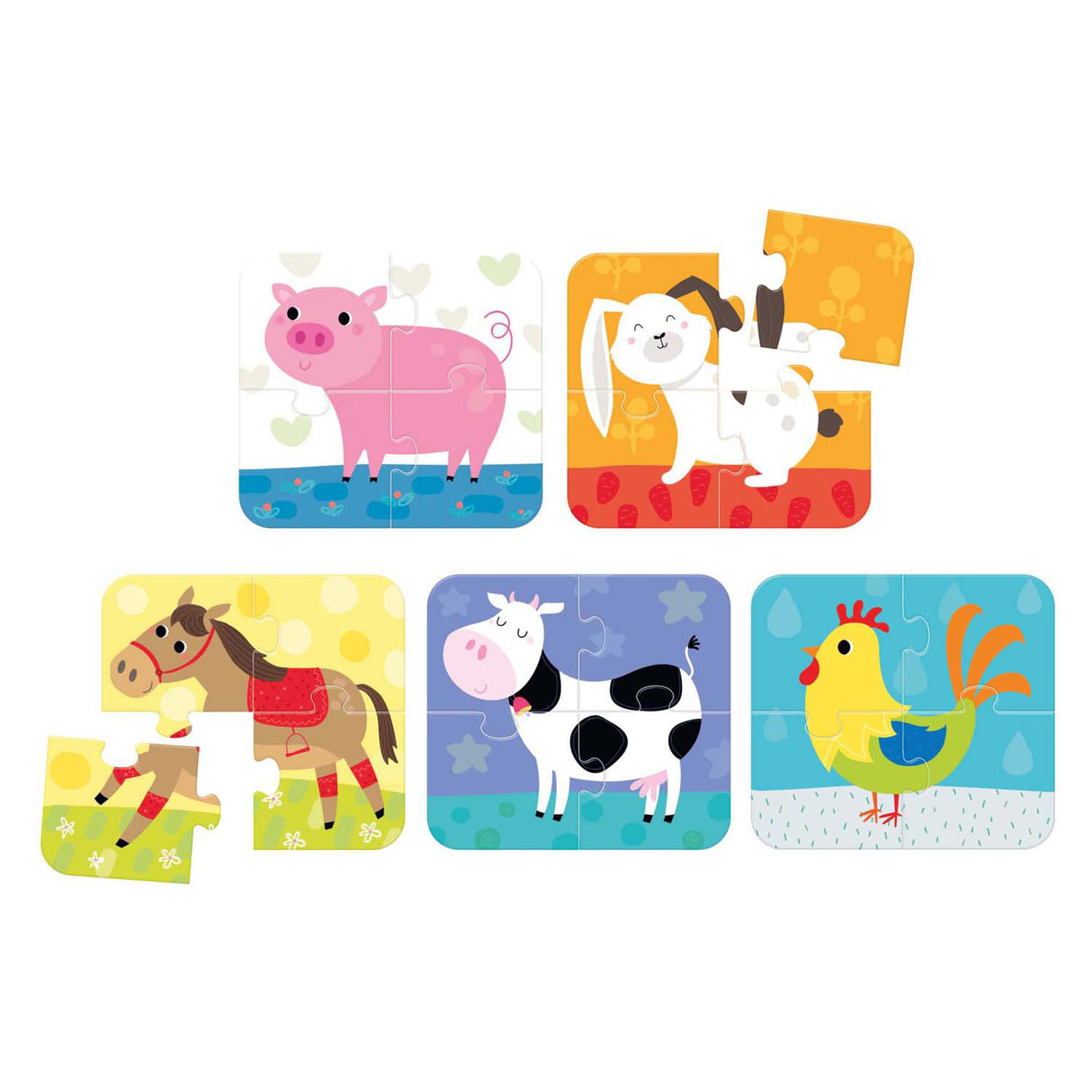 Banana panda - on-the-go puzzle animals - 16 pcs.