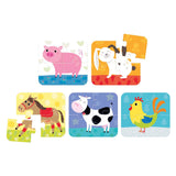 Banana panda - on-the-go puzzle animals - 16 pcs.