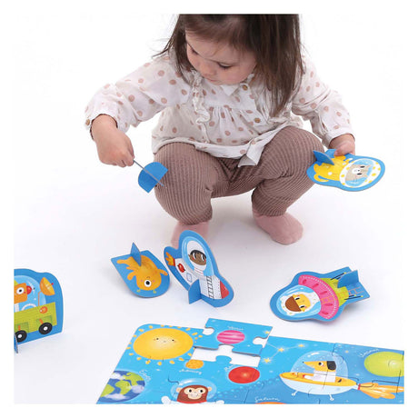 Banana panda - figure it out puzzle space - 20 pcs.