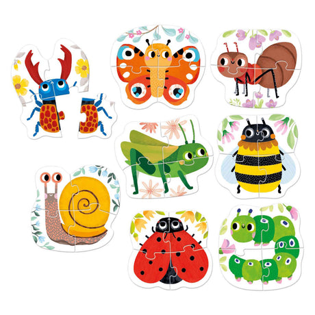 Banana panda - ascending puzzles small animals - 33 pcs.