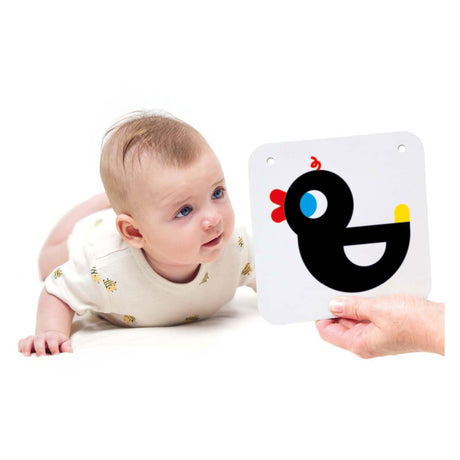 Banana panda - high contrast baby cards 0m+ 3m+ - 24pcs.
