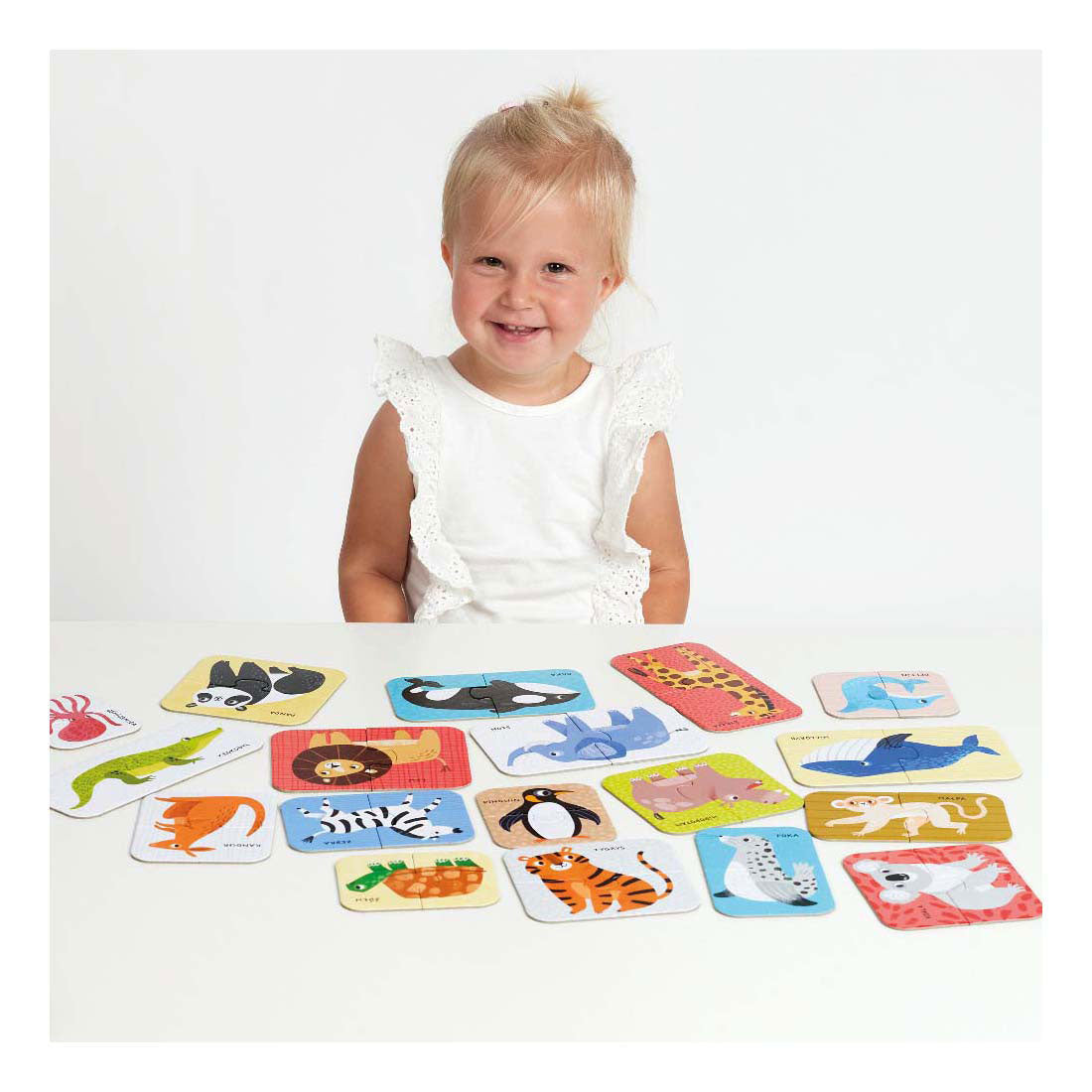 Banana panda puzzle wild animals educational toys 18m+.