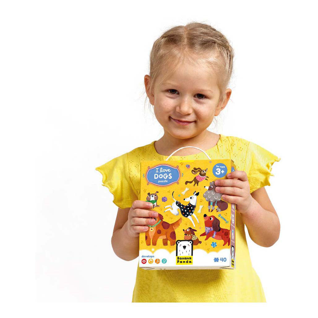 Bananenpanda - Ech Léift Hënn Puzzel - 60 Stéck.