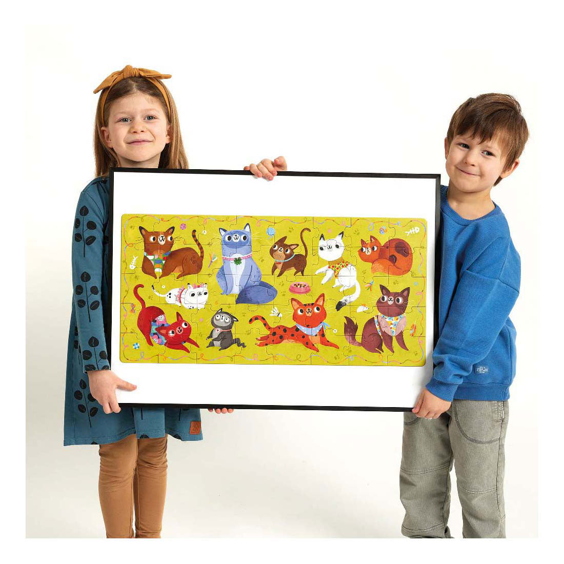 Bananenpanda - Ech Léift Kazen Puzzel - 60 Stéck.