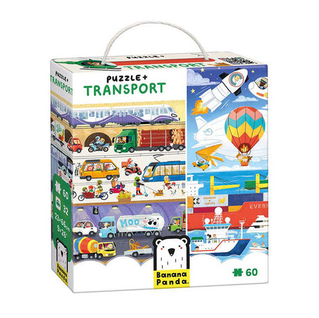 Banana panda - puzzle transport - 24 pcs.
