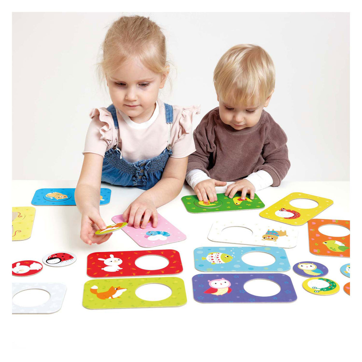 Banana panda - find the same friends puzzles - 12 pcs.