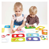 Banana panda - find the same friends puzzles - 12 pcs.