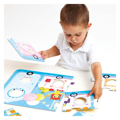 Banana panda - make the puzzle fit food truck - 23 pcs.