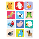 Banana Panda - Large Memo Game Farm Animals - 24 pcs. XXL