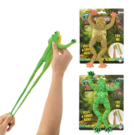 Toi-toys toi toys resnična žaba na kartici