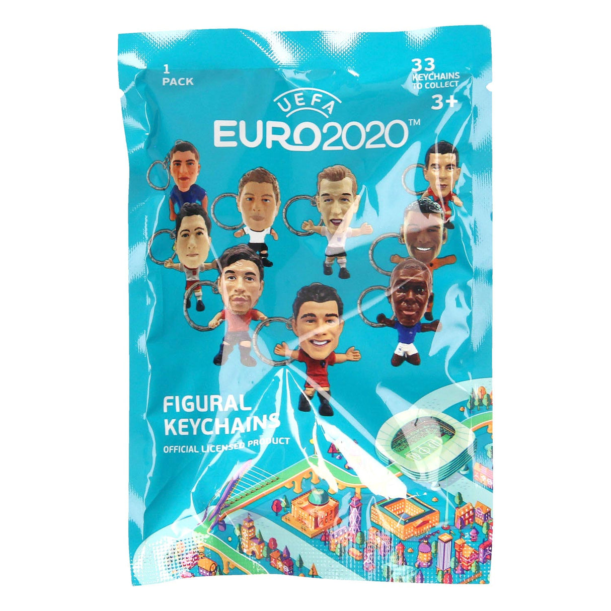 Sambro Surprise Keychain EC Euro 2020 3D Figure