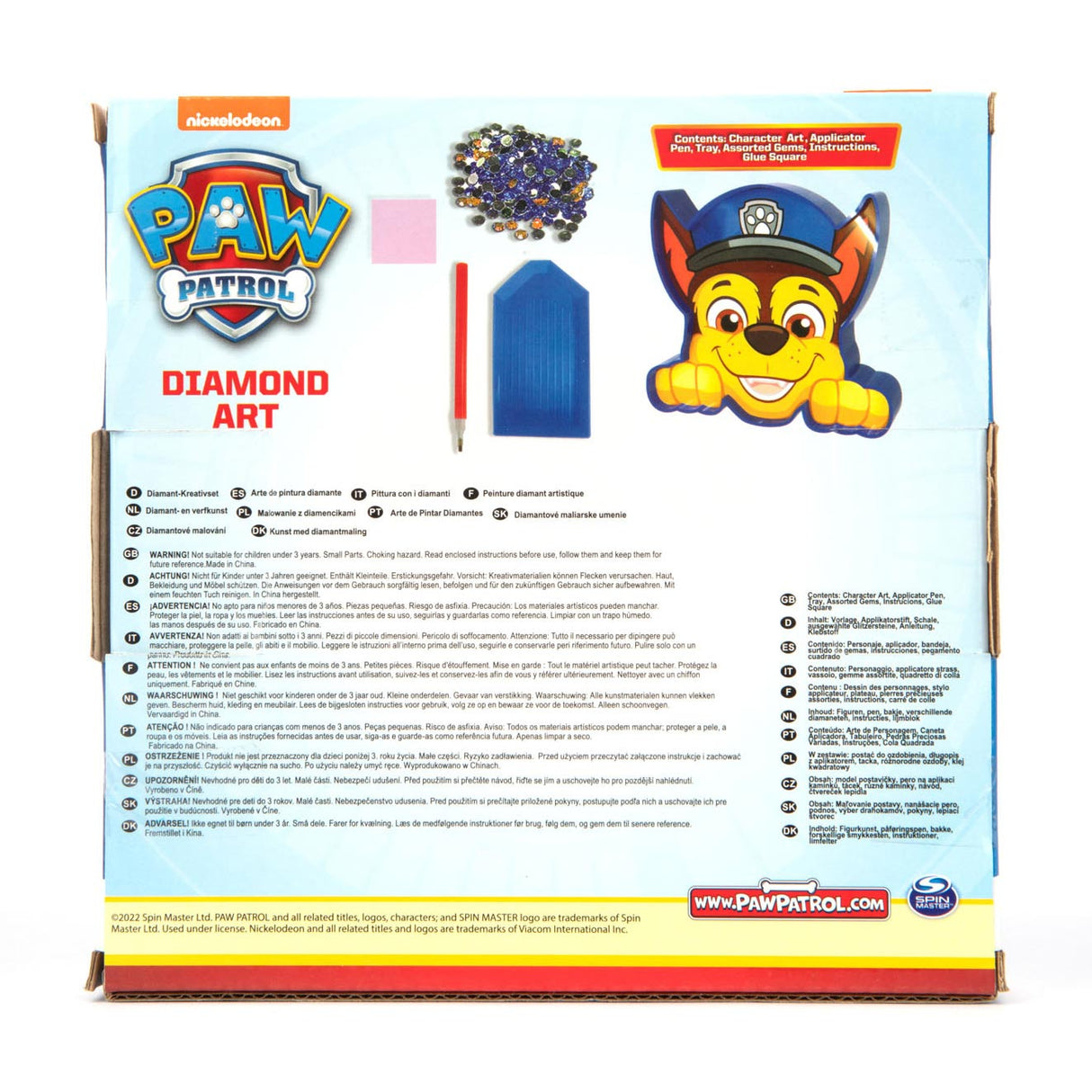 Paw Patrol Diamond Painting Art - Chase