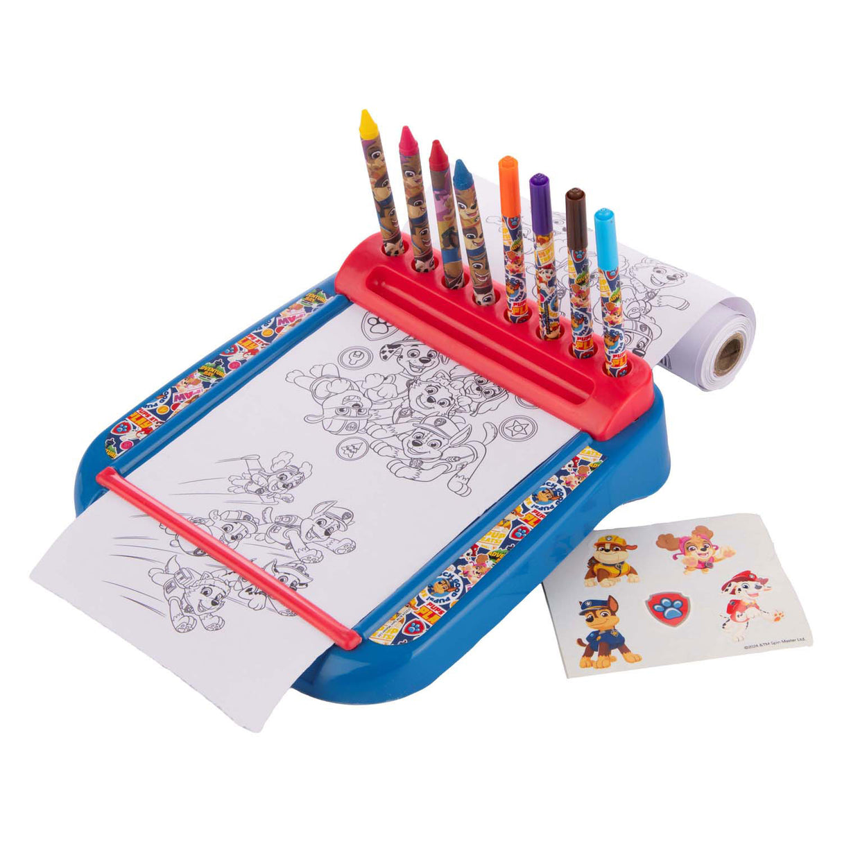 Sambro Paw Patrol drawing board with roll color set, 12dlg.