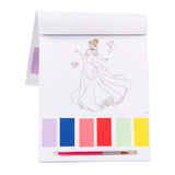 Sambro Disney Princess Colors med vannfargeblokk, 27dlg.