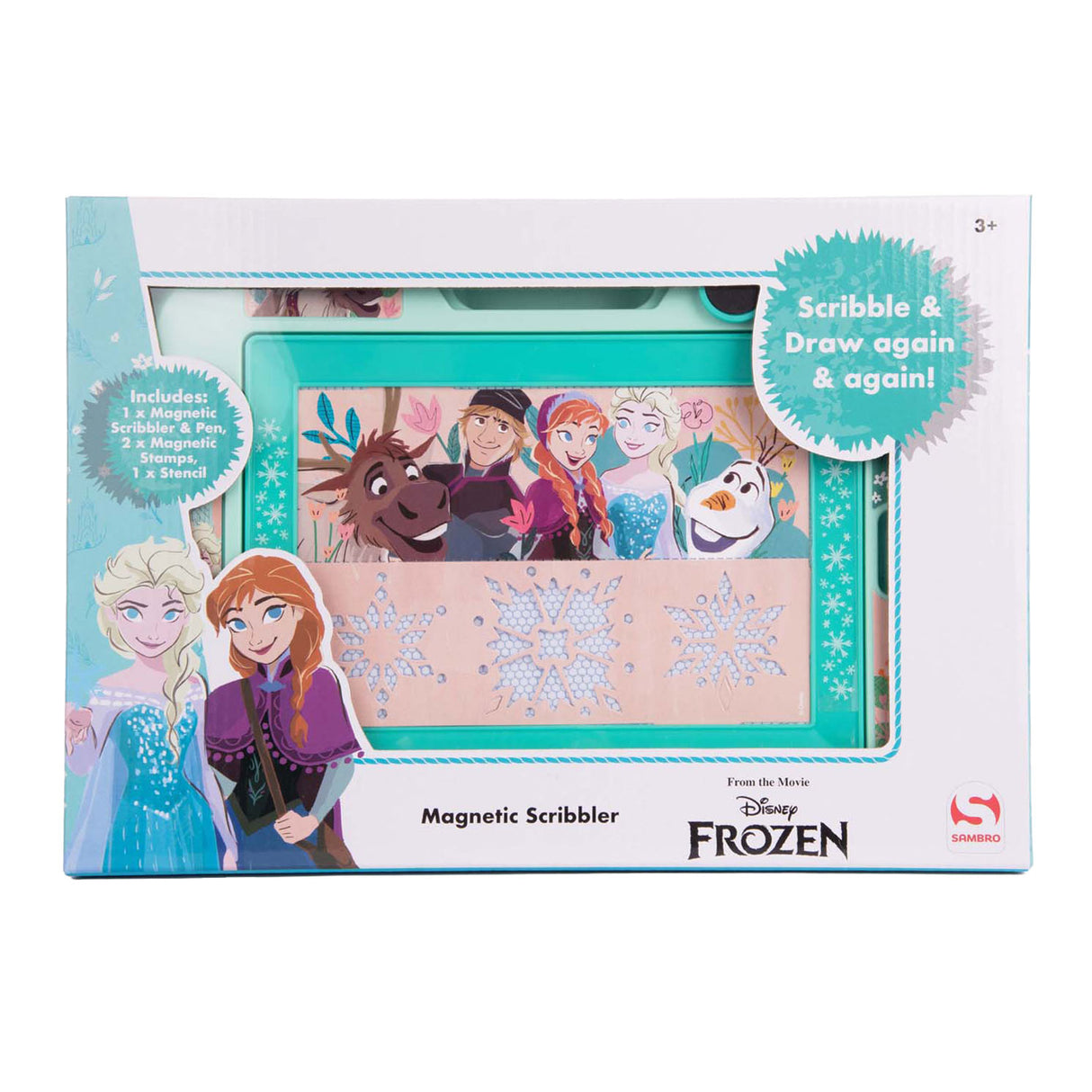 Sambro Disney Frozen Magnetic drawing board, 5dlg.