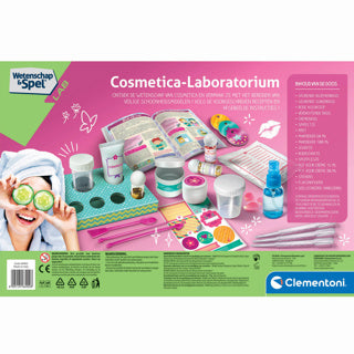 Clementoni vitenskapsspill - kosmetisk laboratorium - eksperimentboks - stammeleke