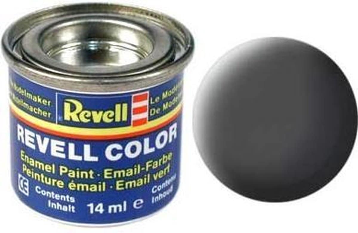 Revell emaljfärg # 378 - mörkgrå, sidenmatt