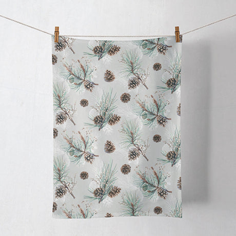 Ambiente keukendoek pine cone all over-50x70cm -100% katoen