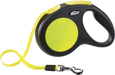 Flexi Rollijn New Neon Tape Black Yellow